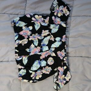 Cropped off the shoulder shirt